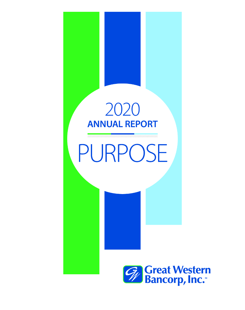 Great Western Bancorp Inc（GWB）2020财年年度报告（英文版）