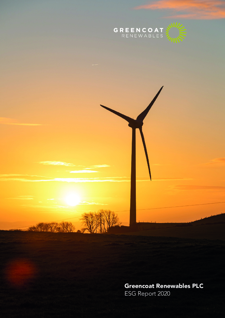 Greencoat Renewables PLC（GRP）2020年ESG报告（英文版）