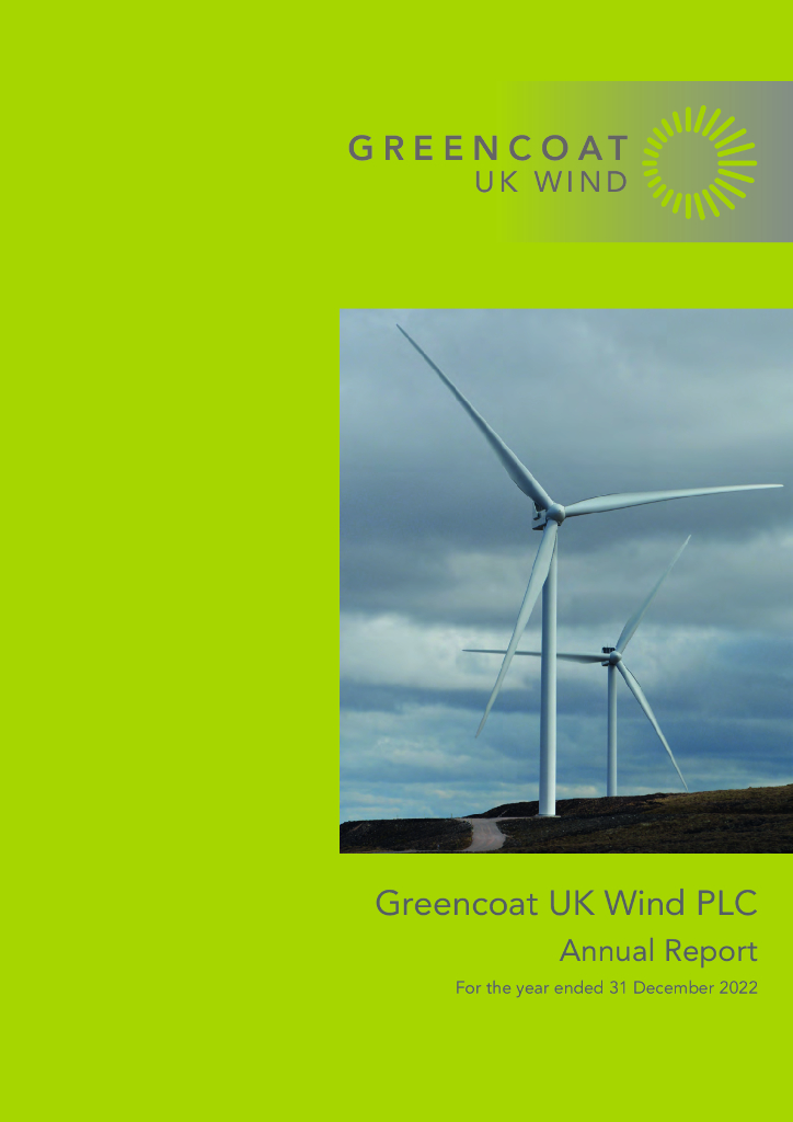 Greencoat UK Wind PLC（UKW）2022财年年度报告（英文版）