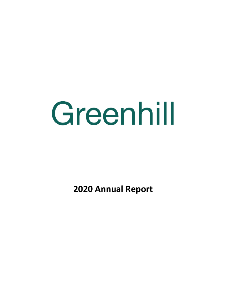 Greenhill&Co.（GHL）2020财年年度报告（英文版）