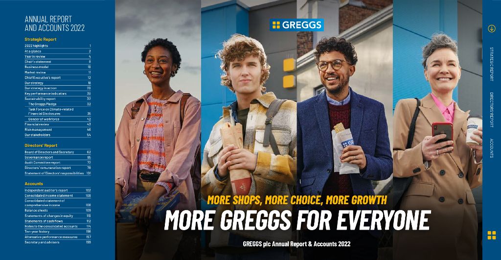 Greggs plc（GRG）2022财年年度报告（英文版）