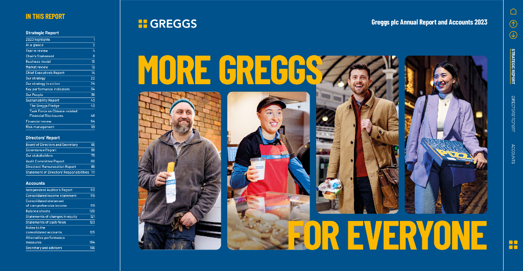 Greggs plc（GRG）2023财年年度报告（英文版）