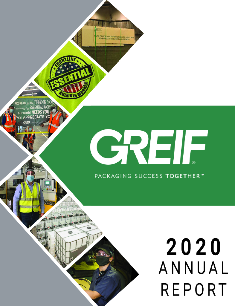 Greif Inc.（GEF）2020财年年度报告（英文版）