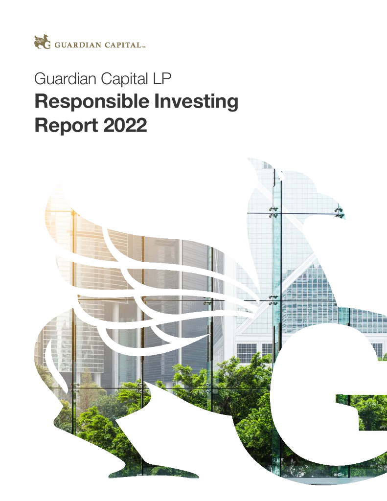 Guardian Capital Group Ltd（GCG）2022年责任商业报告（英文版）