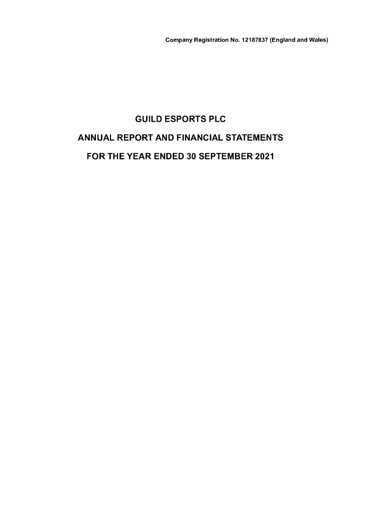 Guild Esports（GILD）2021财年年度报告（英文版）
