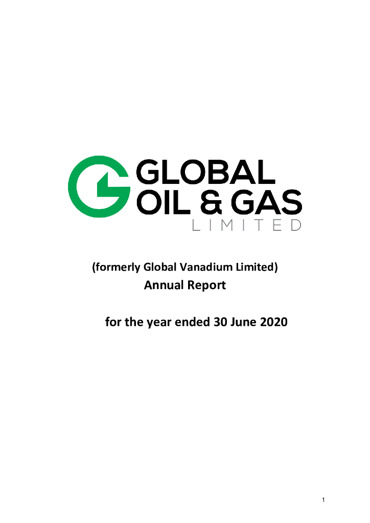 Gulf Manganese Corporation Limited（GMC）2020财年年度报告（英文版）