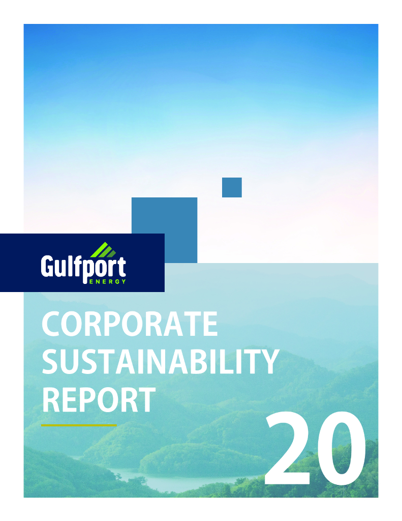 Gulfport Energy Corporation（GPOR）2020年企业可持续报告（英文版）