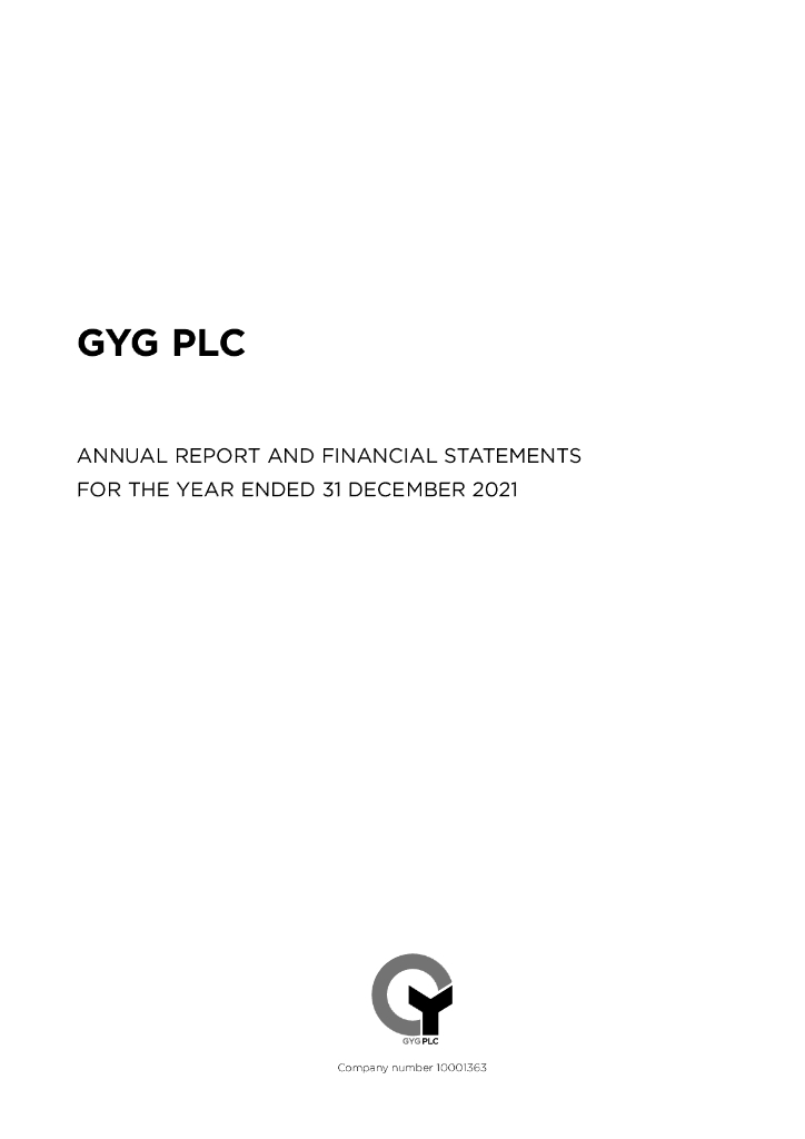 GYG Plc（GYG）2021财年年度报告（英文版）