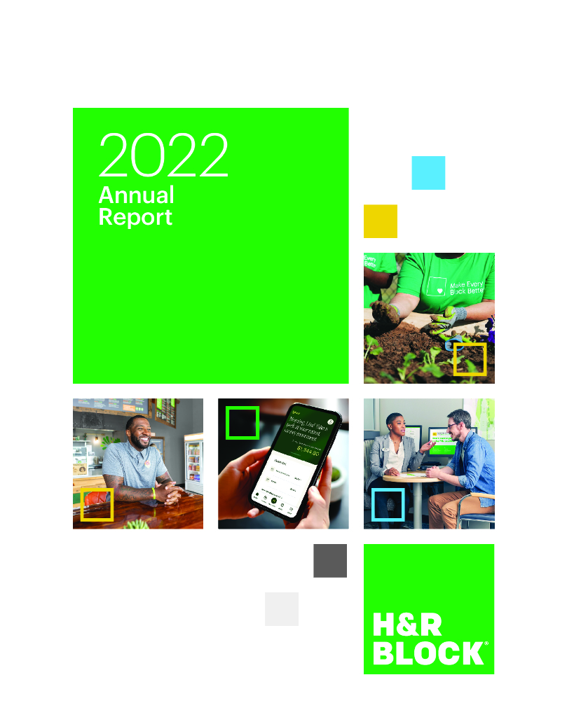 H&R Block Inc.（HRB）2022财年年度报告（英文版）