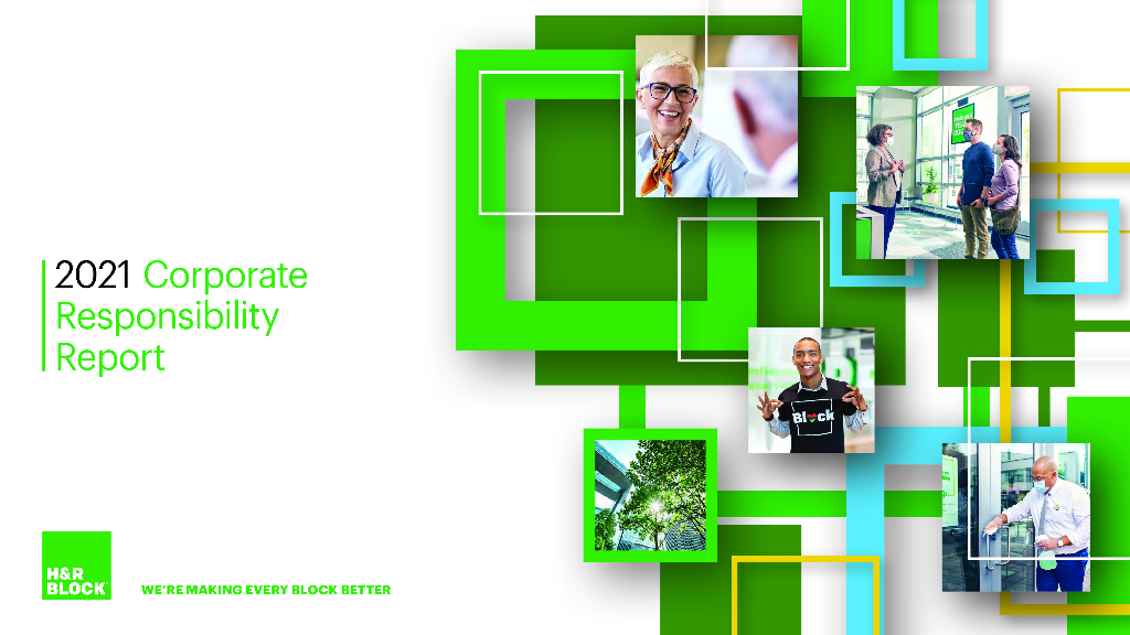 H&R Block Inc.（HRB）2021年企业责任报告（英文版）