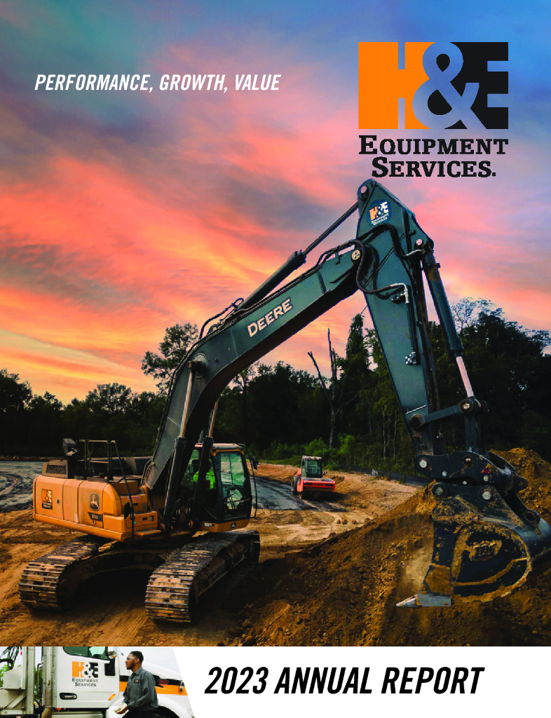 H&E Equipment Services Inc.（HEES）2023财年年度报告（英文版）