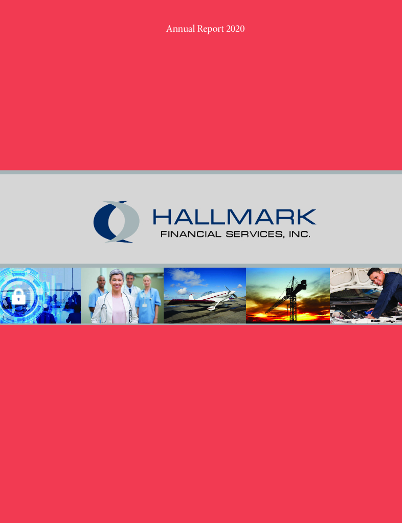 Hallmark Financial Services Inc.（HALL）2020财年年度报告（英文版）