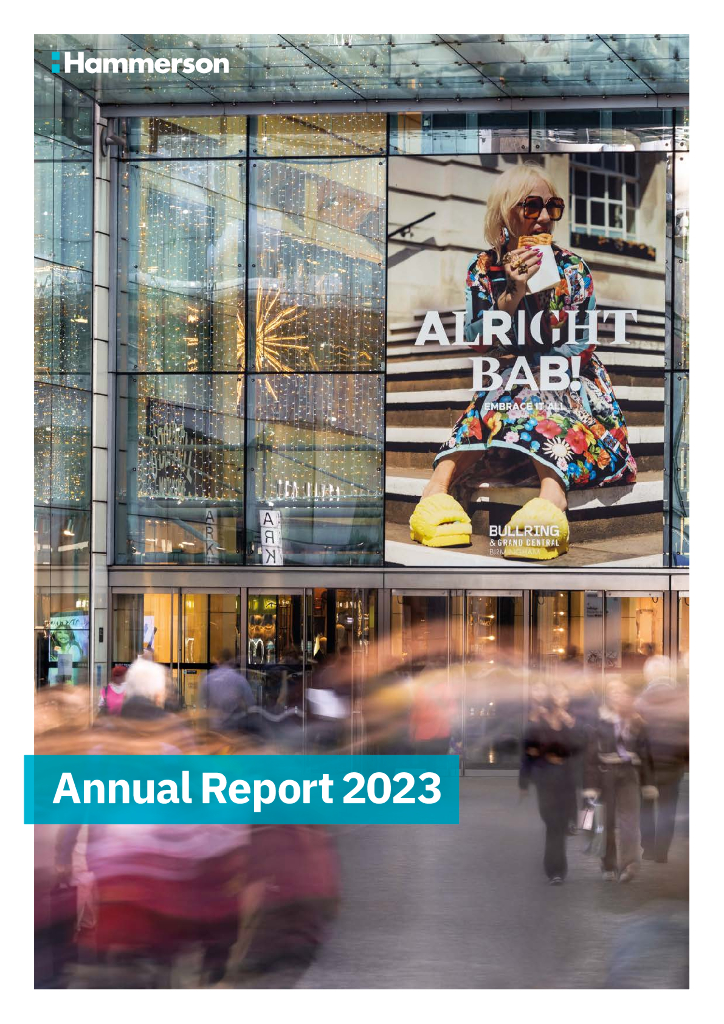 Hammerson plc（HMSO）2023财年年度报告（英文版）