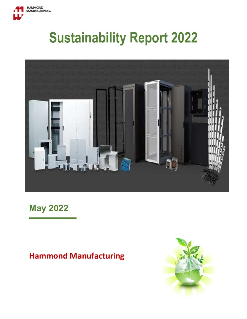 Hammond Manufacturing Company Limited（HMM）2022年可持续发展报告（英文版）
