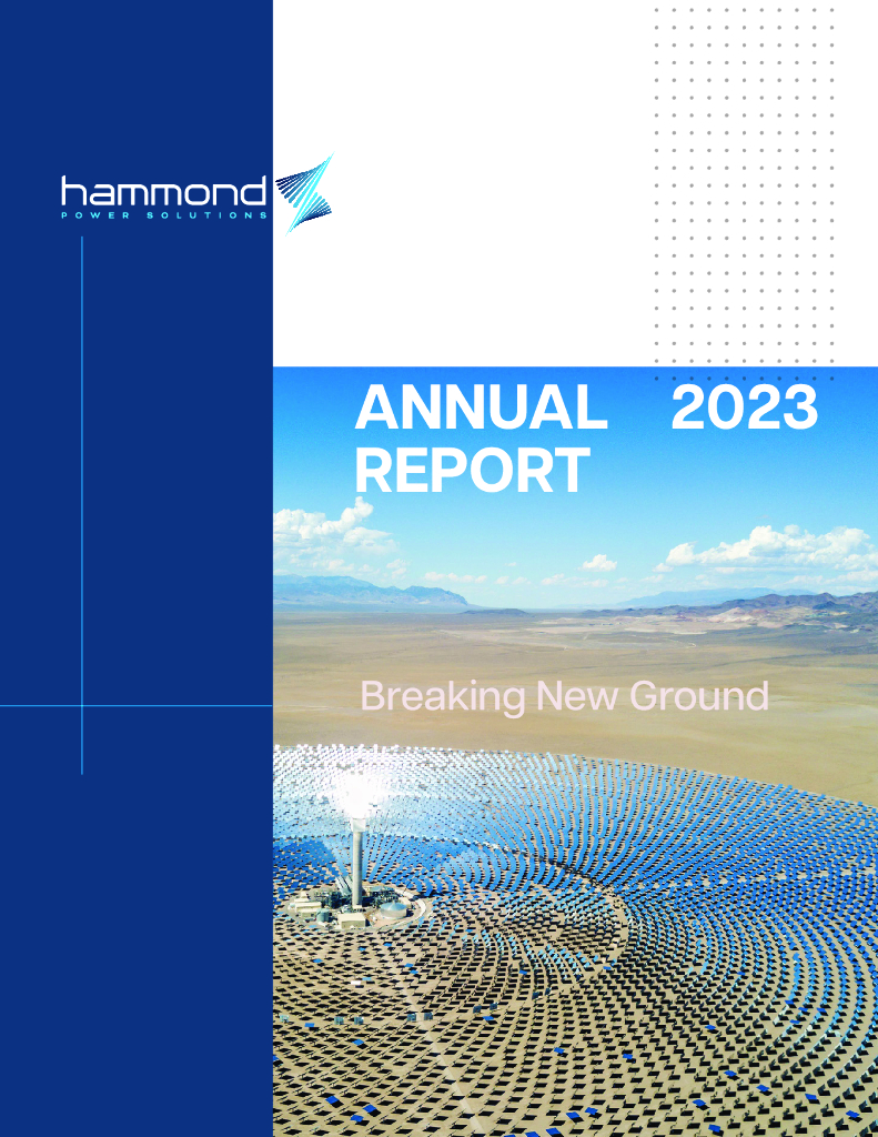 Hammond Power Solutions（HPS-A）2023财年年度报告（英文版）