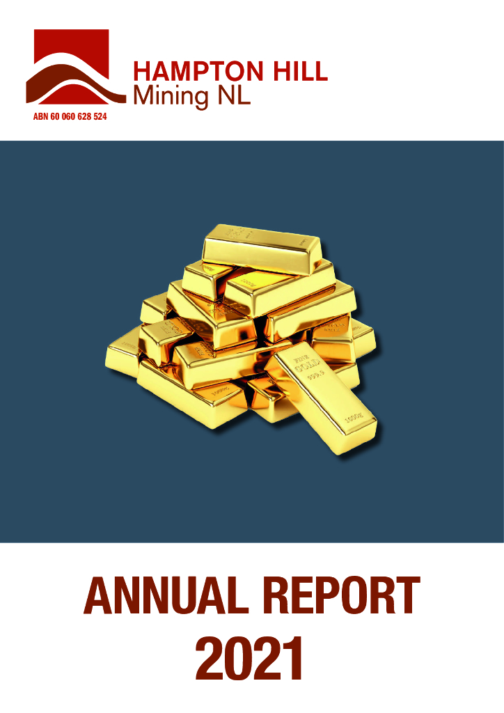 Hampton Hill Mining NL（HHM）2021财年年度报告（英文版）