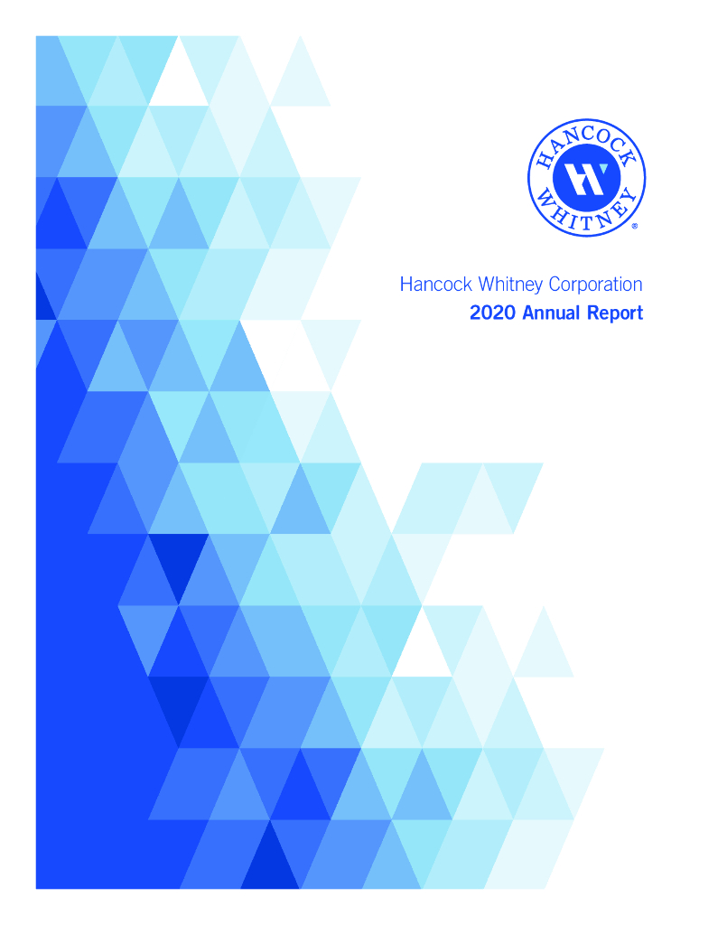 Hancock Whitney Corporation（HWC）2020财年年度报告（英文版）
