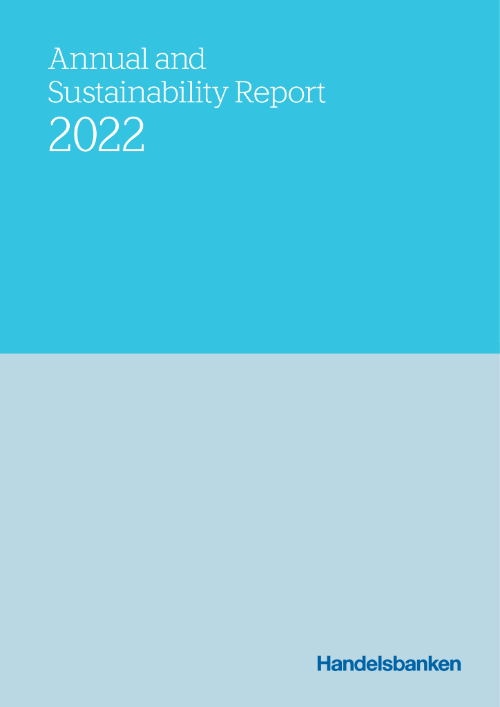 Handelsbanken 2022年社会责任报告（英文版）
