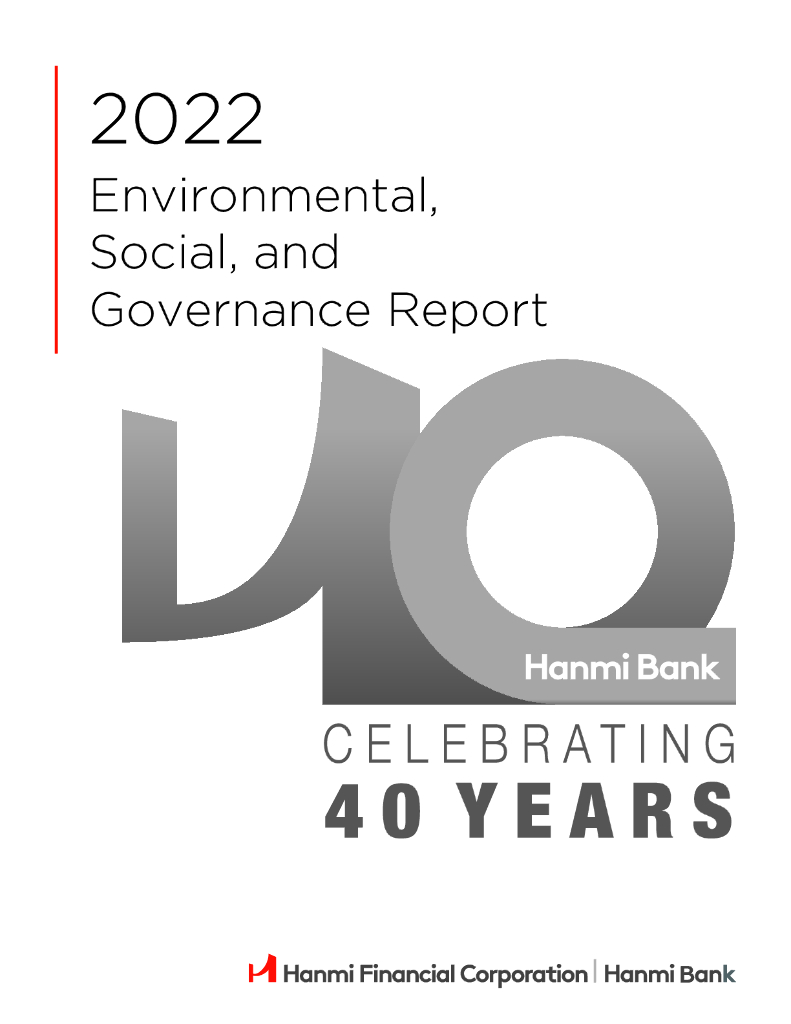 Hanmi Financial Corporation（HAFC）2022年ESG报告（英文版）