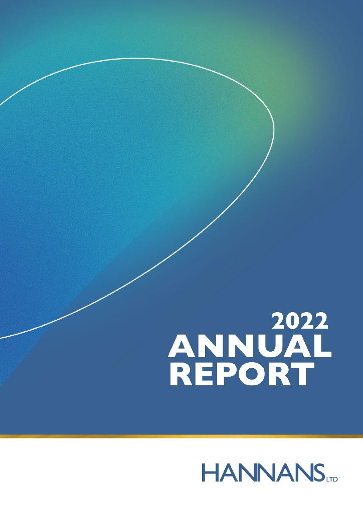 Hannans Ltd（HNR）2022财年年度报告（英文版）