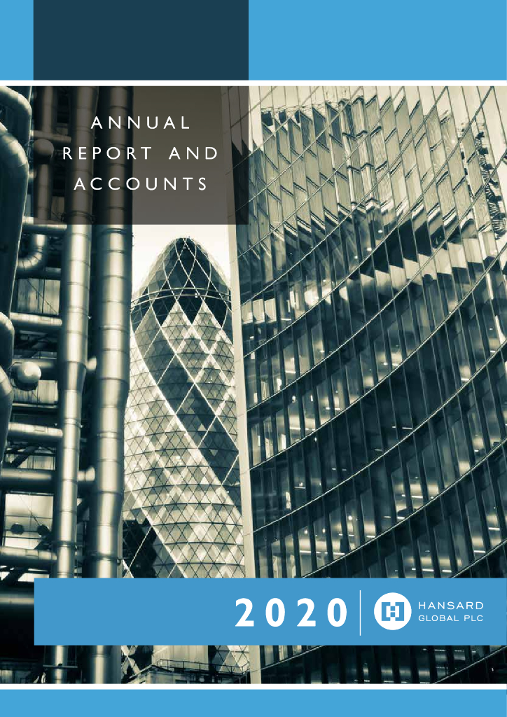 Hansard Global Plc（HSD）2020财年年度报告（英文版）