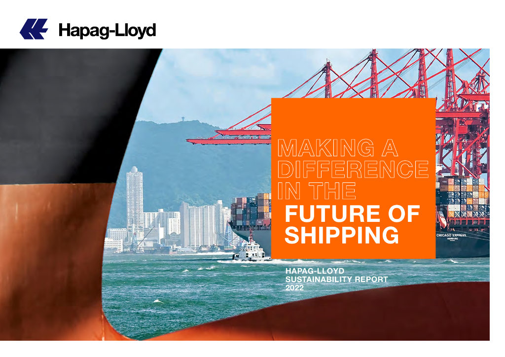 Hapag-Lloyd AG 2022年可持续发展报告（英文版）