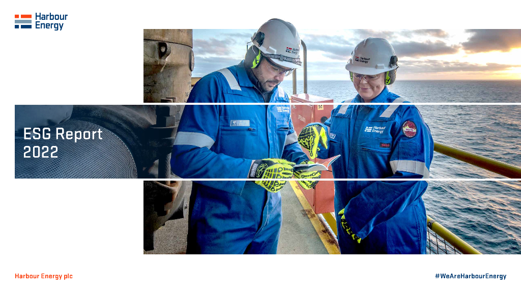 Harbour Energy（HBR）2022年ESG报告（英文版）