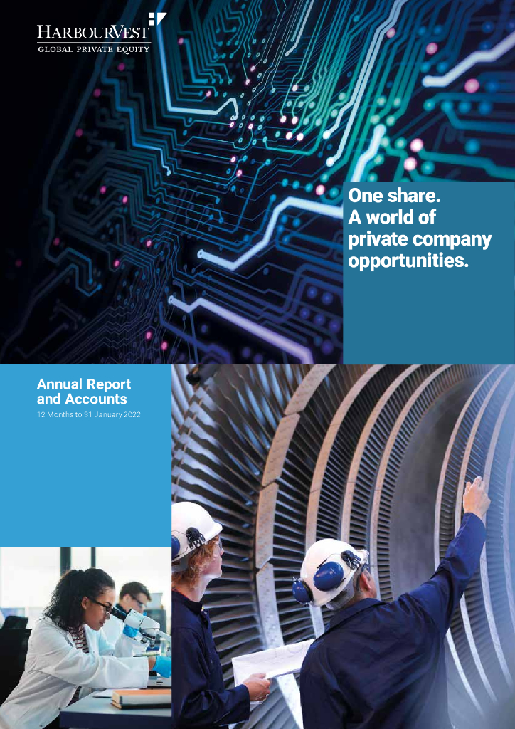 HarbourVest Global Private Equity Limited（HVPE）2022财年年度报告（英文版）