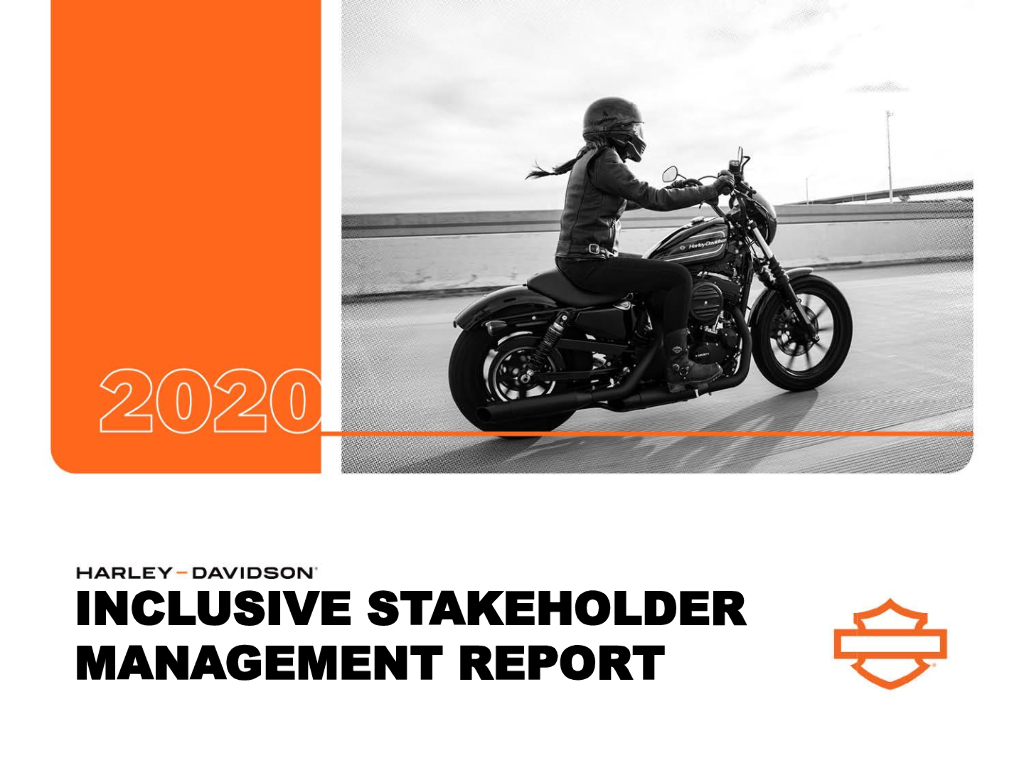 Harley-Davidson,Inc.（HOG）2020年可持续发展报告（英文版）