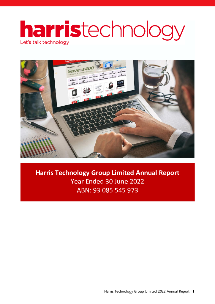 Harris Technology Group Ltd（HT8）2022财年年度报告（英文版）