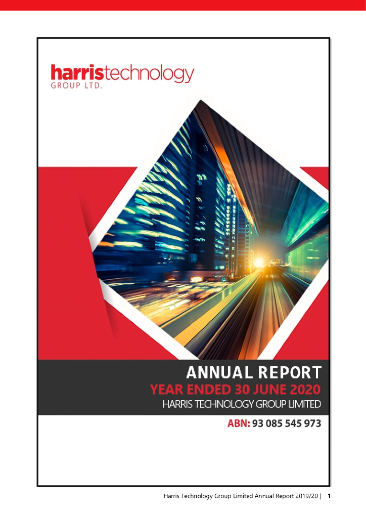 Harris Technology Group Ltd（HT8）2020财年年度报告（英文版）