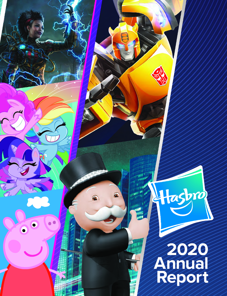 Hasbro Inc.（HAS）2020财年年度报告（英文版）