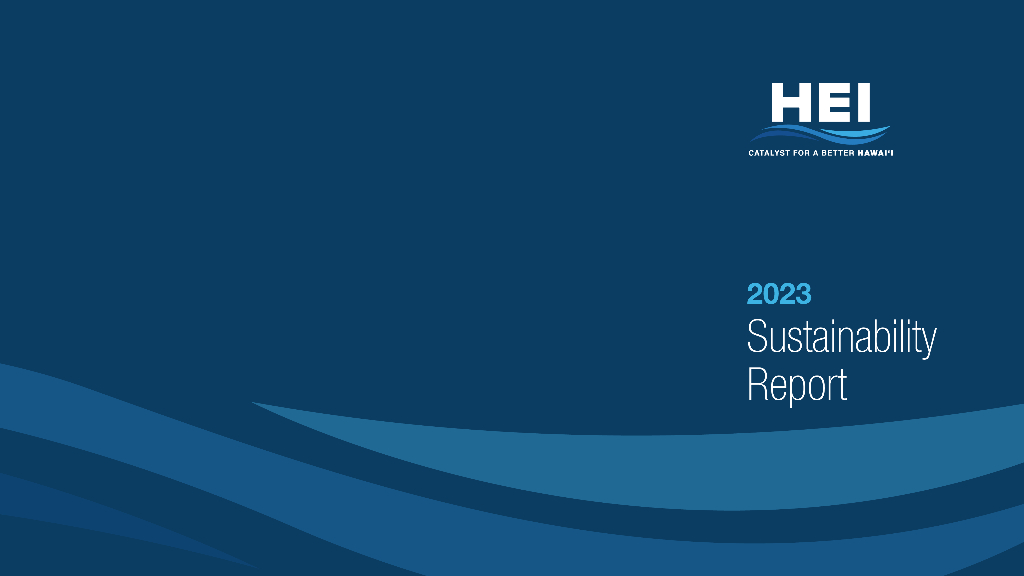 Hawaiian Electric Industries Inc.（HE）2023年ESG报告（英文版）