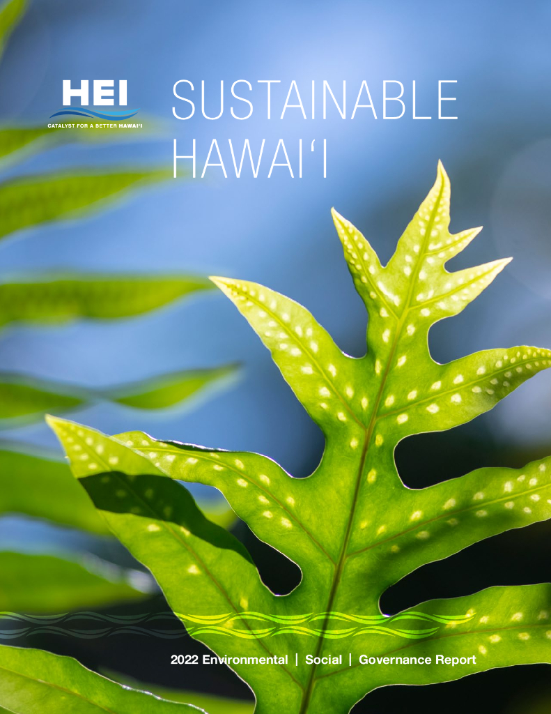Hawaiian Electric Industries Inc.（HE）2022年ESG报告（英文版）
