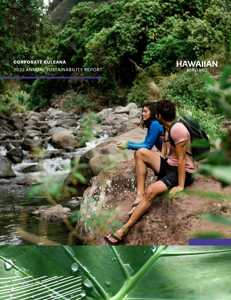 Hawaiian Holdings Inc.（HA）2022年可持续发展报告（英文版）