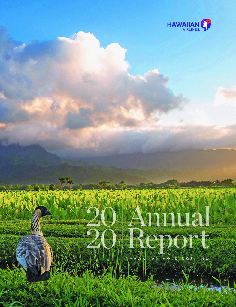 Hawaiian Holdings Inc.（HA）2020财年年度报告（英文版）