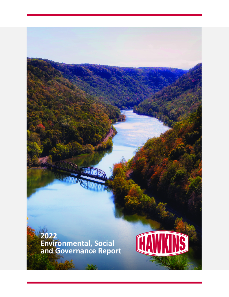 Hawkins Inc.（HWKN）2022年ESG报告（英文版）