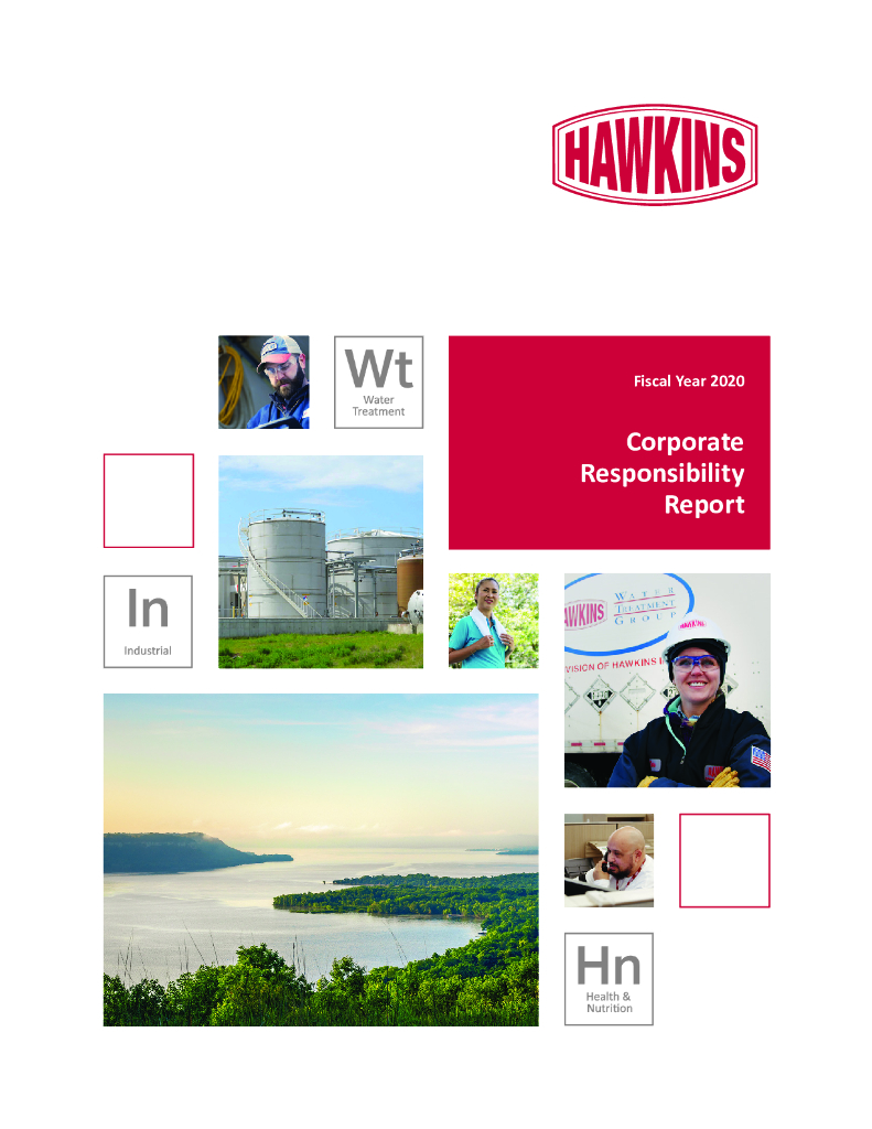 Hawkins Inc.（HWKN）2020年企业责任报告（英文版）