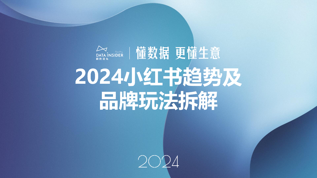 解数咨询：2024年小红书平台趋势及品牌打法拆解报告