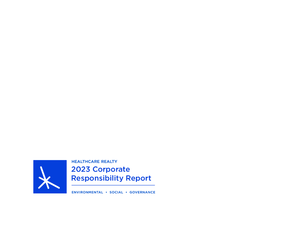 Healthcare Realty Trust Inc.（HR）2023年企业责任报告（英文版）