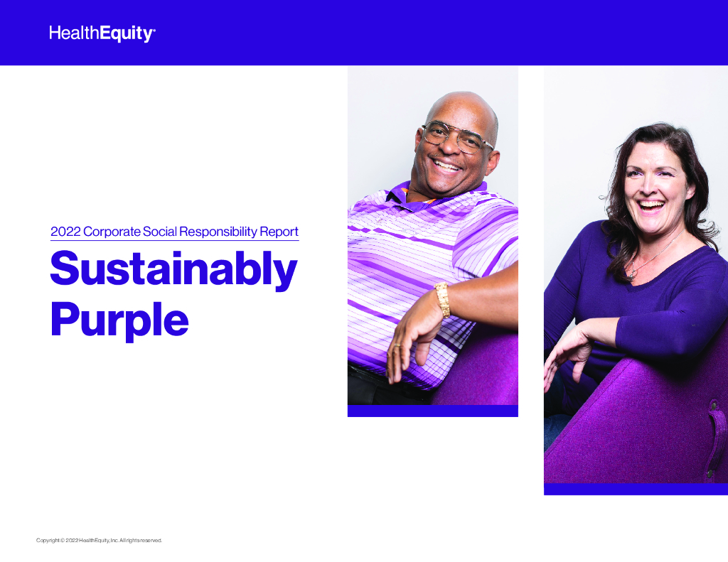 Healthequity Inc（HQY）2022年企业社会责任报告（英文版）