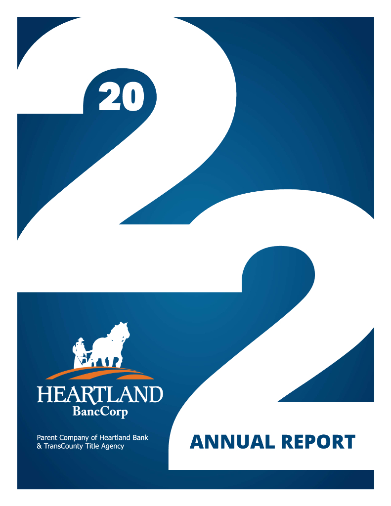 Heartland BancCorp（HLAN）2022财年年度报告（英文版）