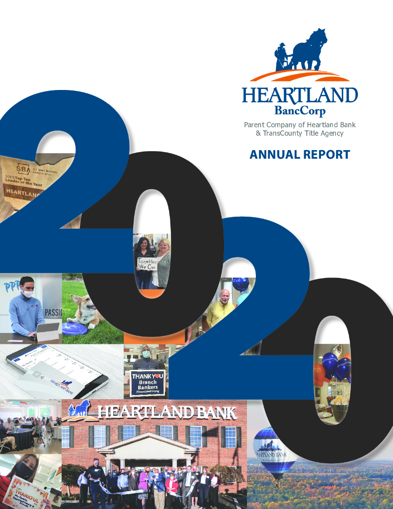 Heartland BancCorp（HLAN）2020财年年度报告（英文版）