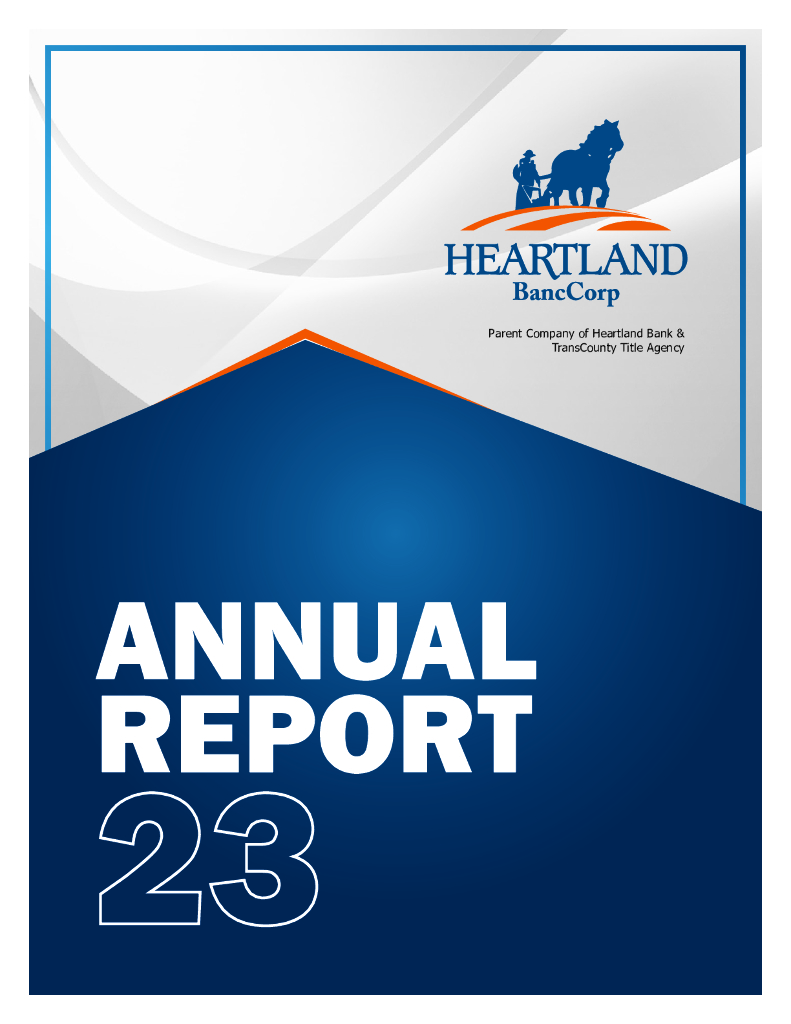 Heartland BancCorp（HLAN）2023财年年度报告（英文版）