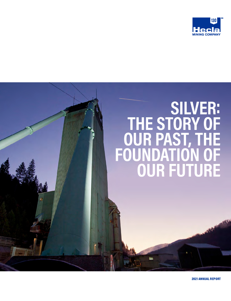 Hecla Mining Company（HL）2021财年年度报告（英文版）