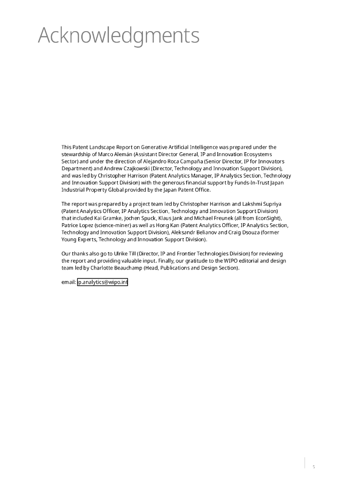 WIPO世界知识产权组织：专利态势报告：生成式人工智能（英文版）_第7页