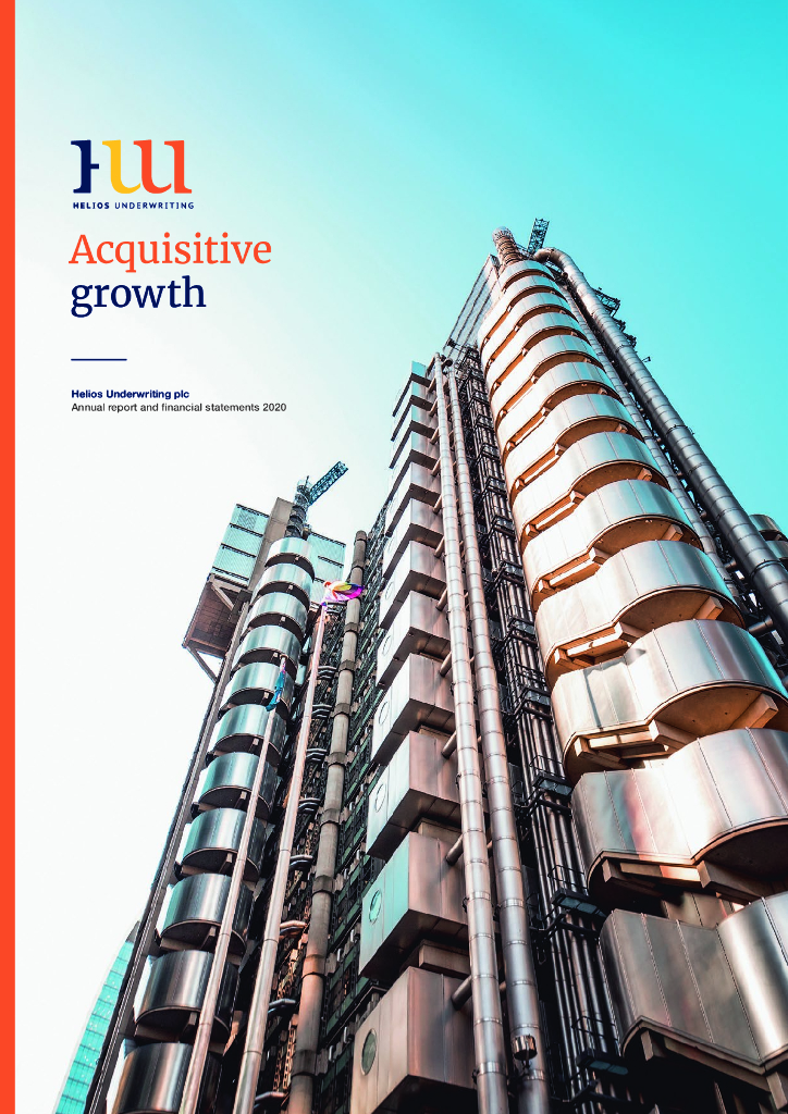 Helios Underwriting Plc（HUW）2020财年年度报告（英文版）
