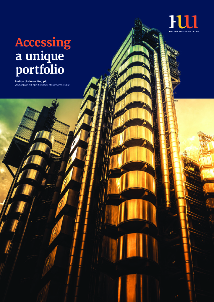 Helios Underwriting Plc（HUW）2022财年年度报告（英文版）