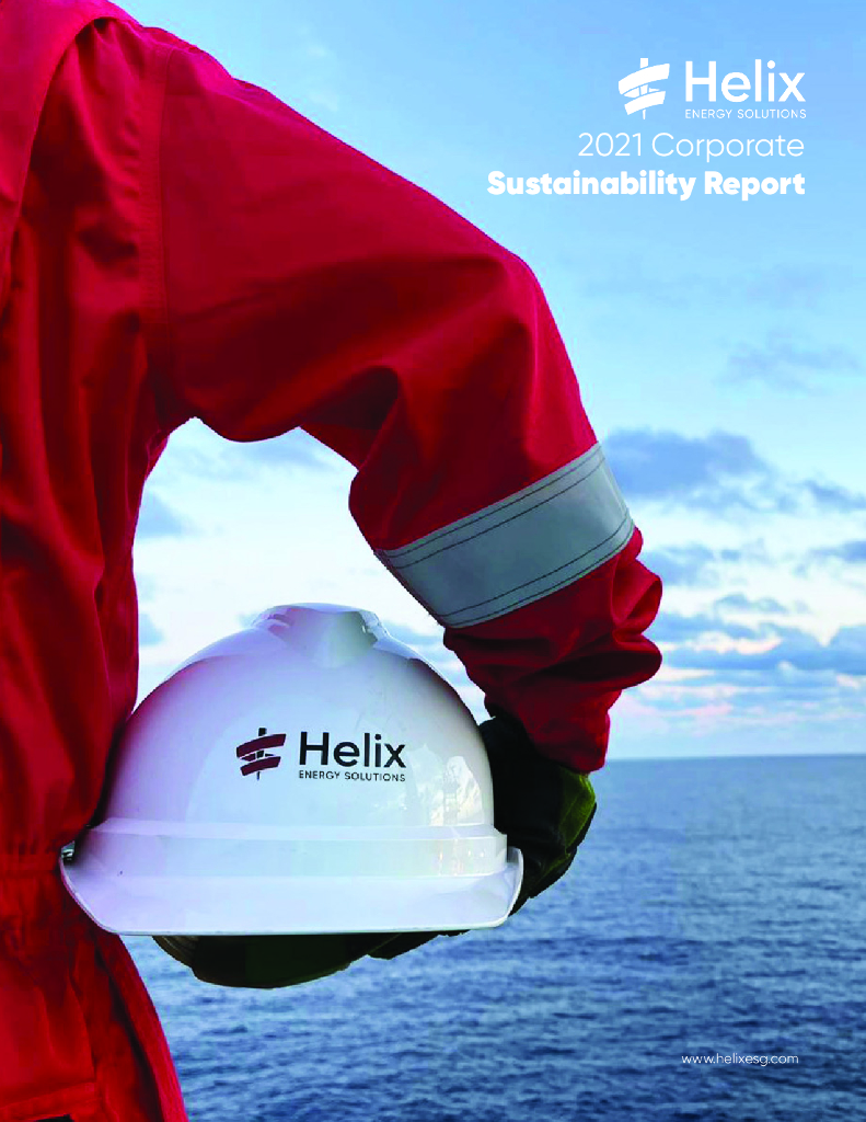 Helix Energy Solutions Group,Inc.（HLX）2021年企业可持续报告（英文版）