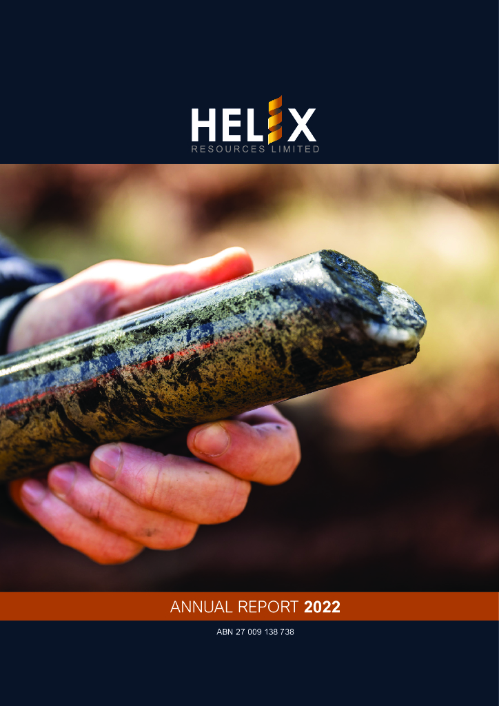 Helix Resources（HLX）2022财年年度报告（英文版）